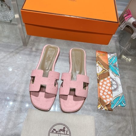 Hermes H slippers Oran sandals series