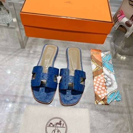 Hermes H slippers Oran sandals series