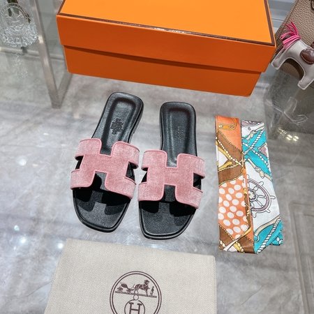 Hermes H slippers Oran sandals series