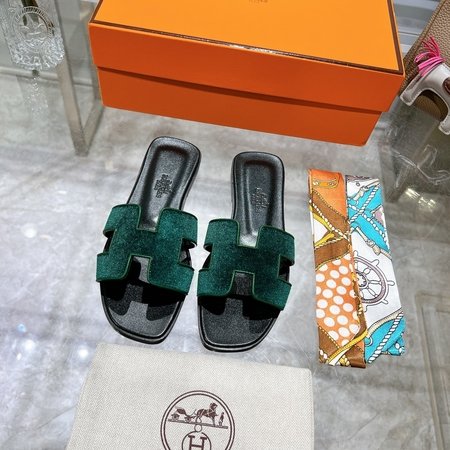 Hermes H slippers Oran sandals series