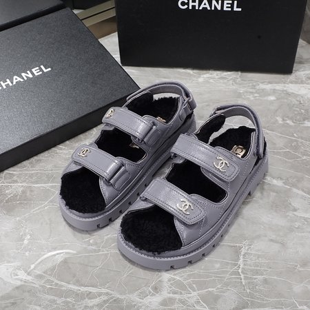 Chanel Velcro sandals