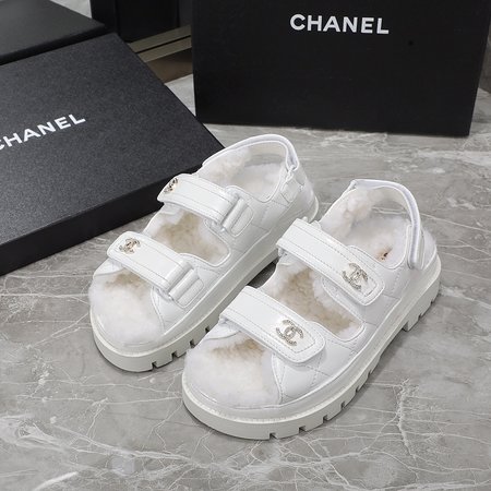 Chanel Velcro sandals