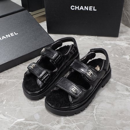 Chanel Velcro sandals