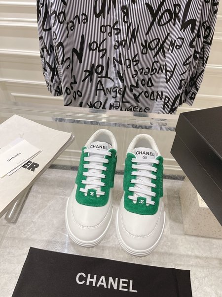 Chanel Colorblock sneakers, flat casual shoes