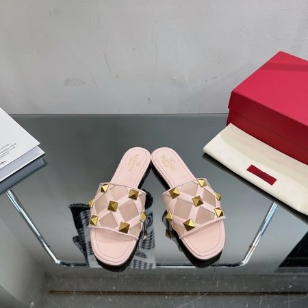 Valentino New Rock Studs mesh slippers