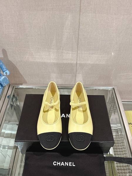 Chanel Elastic Strap Mary Jane Shoes for Women