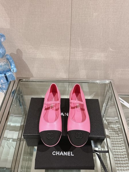 Chanel Elastic Strap Mary Jane Shoes for Women