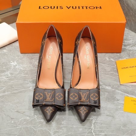 Louis Vuitton New style cowhide women s high heels