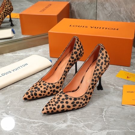 Louis Vuitton New style cowhide women s high heels