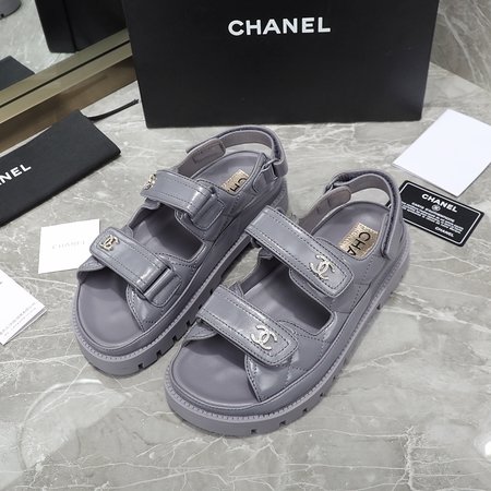 Chanel Velcro sandals