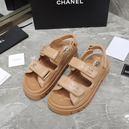 Chanel Velcro sandals