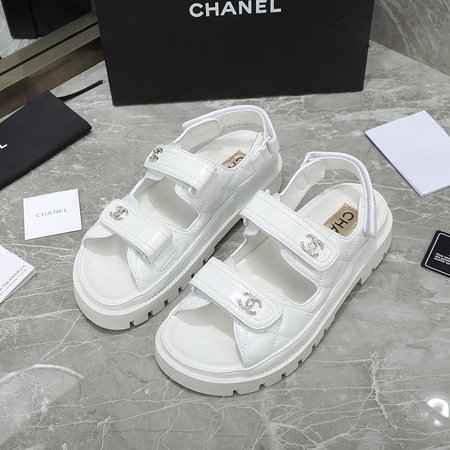 Chanel Velcro sandals