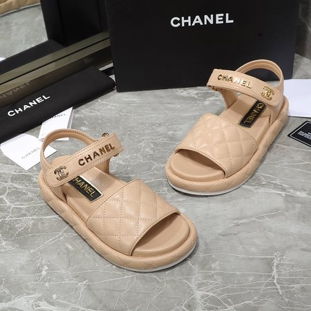 Chanel Velcro sandals