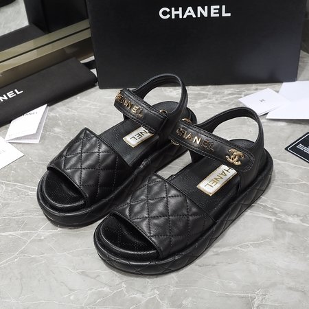 Chanel Velcro sandals