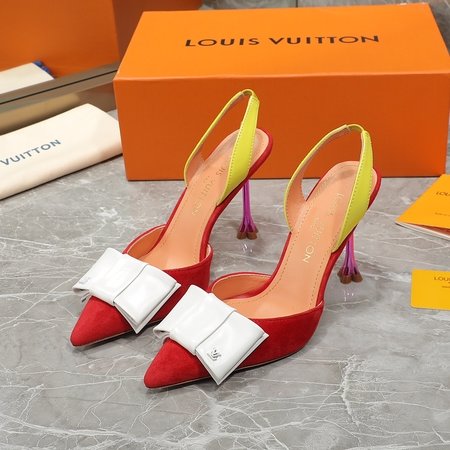 Louis Vuitton New style cowhide women s high heels