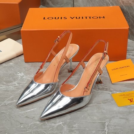 Louis Vuitton New style cowhide women s high heels