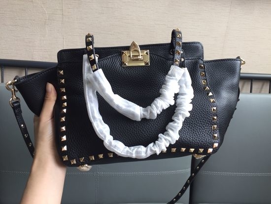 Valentino Rockstud Grainy Leather Tote Bag 1083 1085