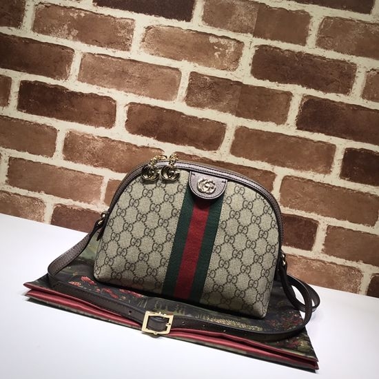 Gucci Classic Brown Leather Shoulder Bag 499621