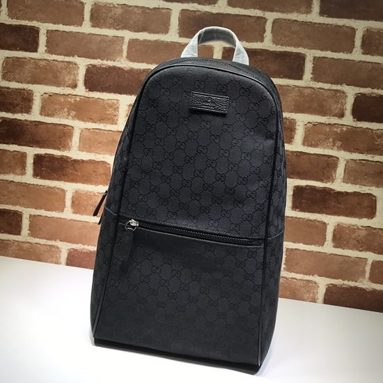 Gucci Large Handbag Black Canvas Material 449181