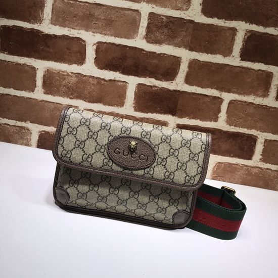 Gucci Original Leather Brown Crossbody Bag 489617