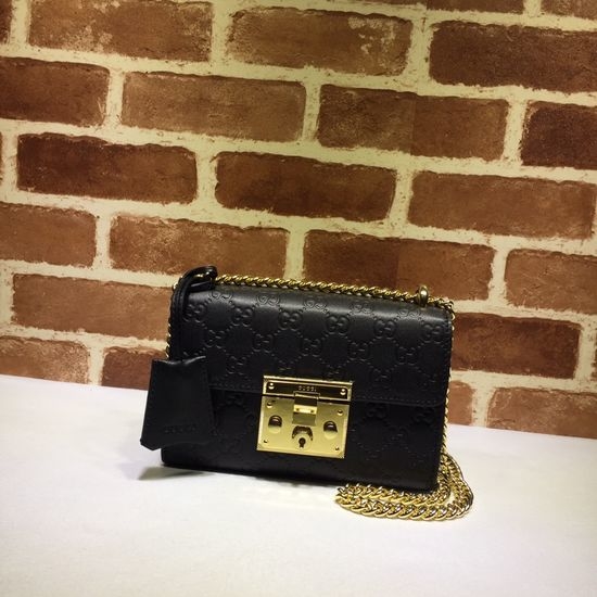 Gucci Embossed Leather Crossbody Bag 409487
