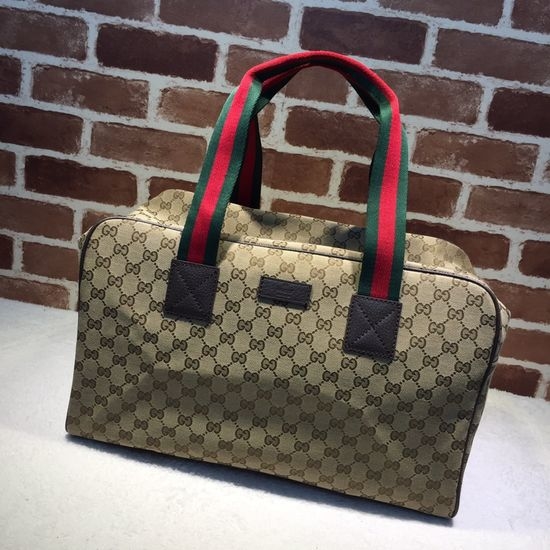 Gucci Brown Fabric Shoulder Bag 153240