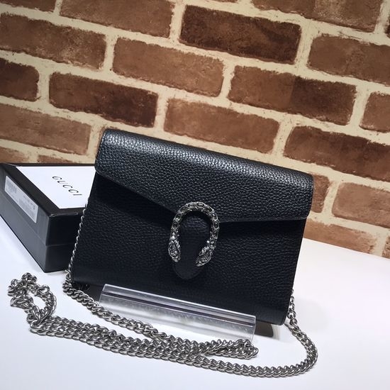 Gucci Leather Chain Shoulder Bag 401231