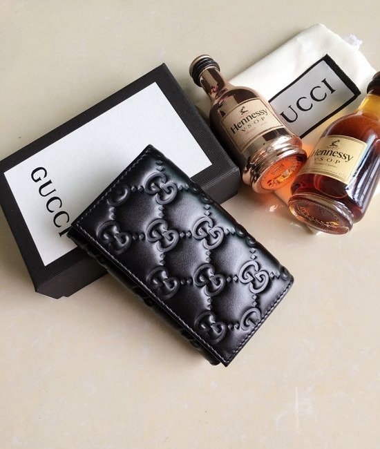 Gucci Wallet Embossed Compact Key Case 138098