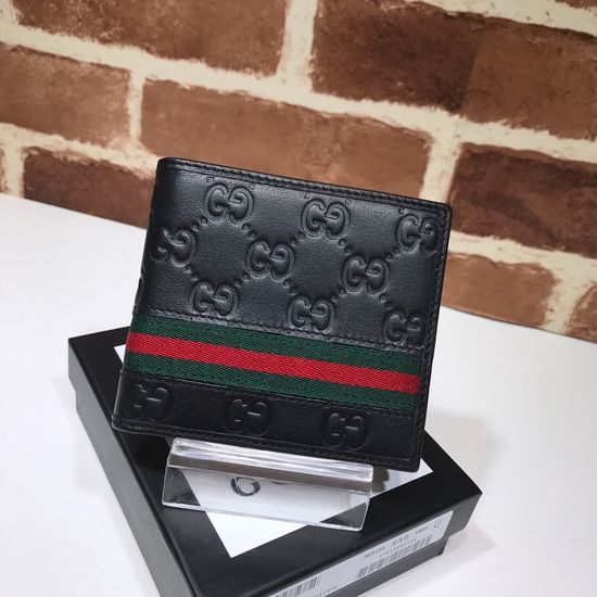 Gucci Embossed Leather Wallet 365491