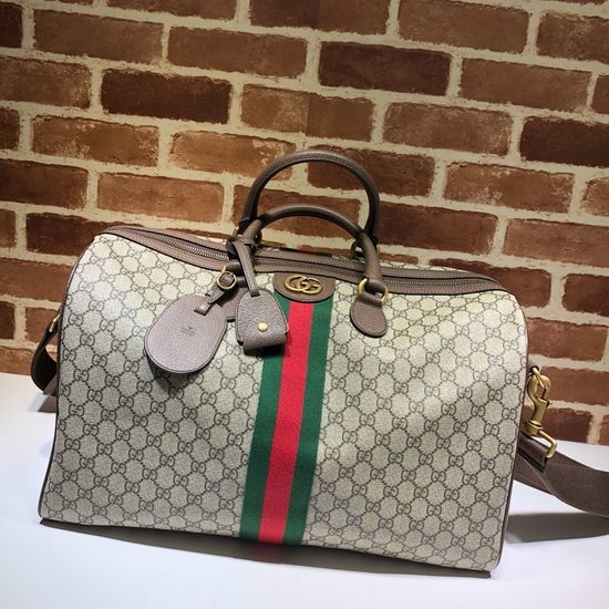 Gucci Tote Bag Brown Leather 547953