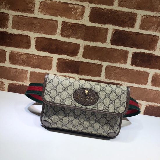 Gucci Crossbody Bag Brown Leather 493930