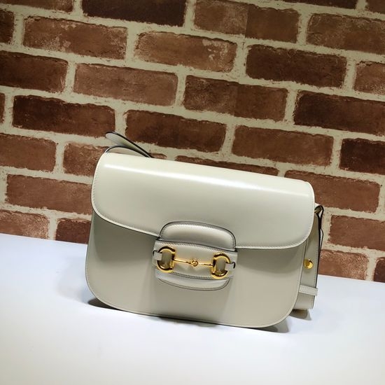 Gucci White Full Leather Handbag 602204