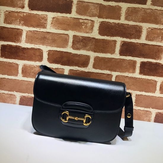 Gucci Handbag Original Leather All Black Leather 602204