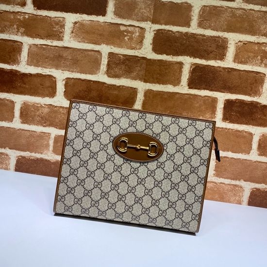 Gucci Coffee Clutch Handbag 621890