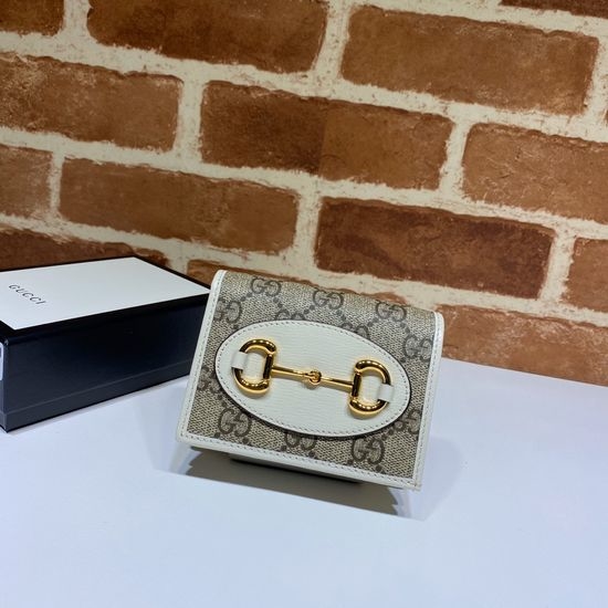 Gucci Brown PVC Canvas Short Wallet 621887