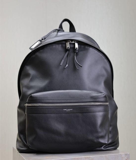 Yves Saint Laurent YSL Black Leather Backpack Limited Edition 326865
