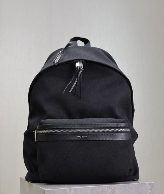 Yves Saint Laurent YSL Canvas Leather Backpack 326865