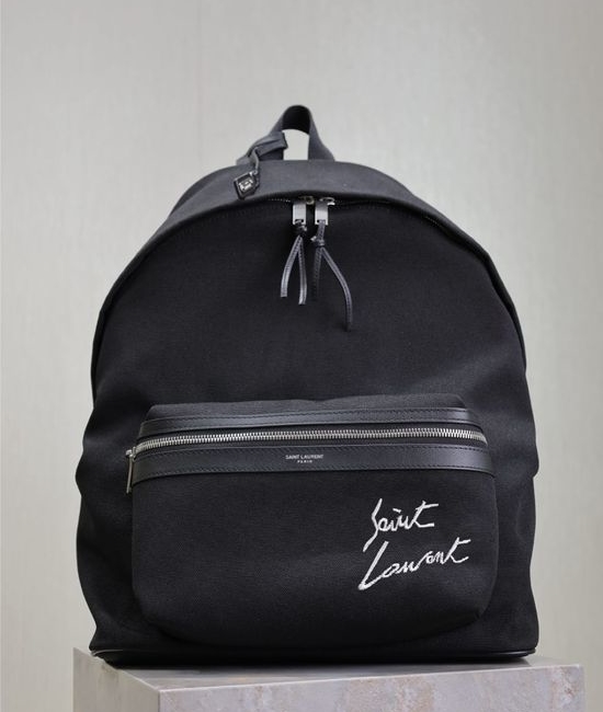 Yves Saint Laurent YSL Canvas Leather Backpack 326865