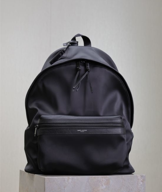 Yves Saint Laurent YSL Silk Leather Backpack 326865