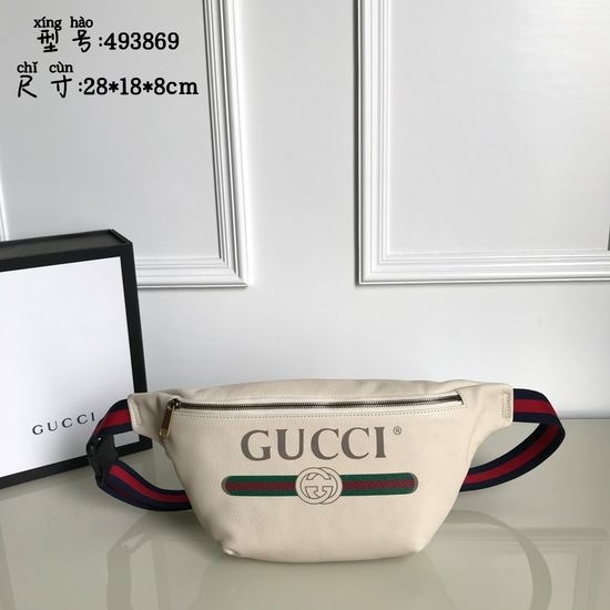 Gucci Classic Canvas Shoulder Bag 493869