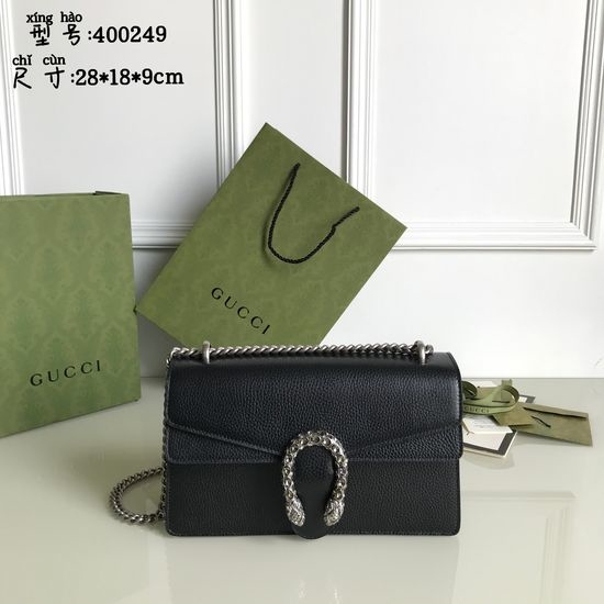 Gucci Dionysus Series Leather Large Shoulder Bag 400249