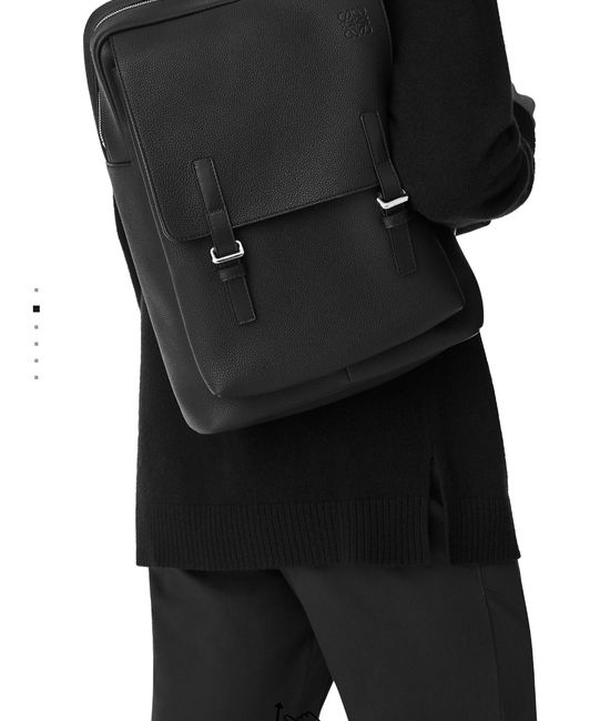 Loewe Military Soft Grain Leather Backpack 330