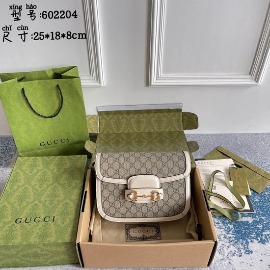 Gucci Large PVC Leather Handbag 602204