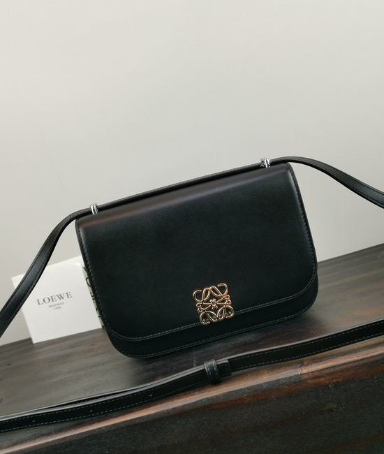 Loewe Goya Silk Leather Handbag Compact Size 5609