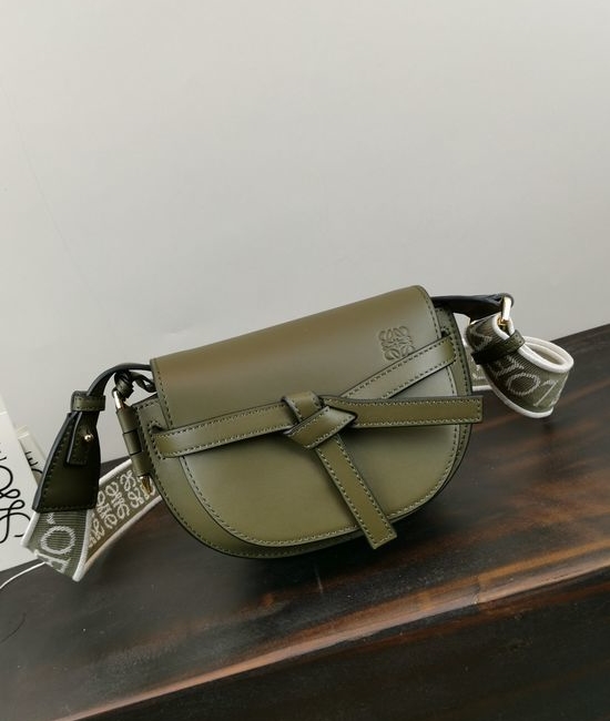 Loewe Mini Gate Dual Leather Saddle Bag 56T21S
