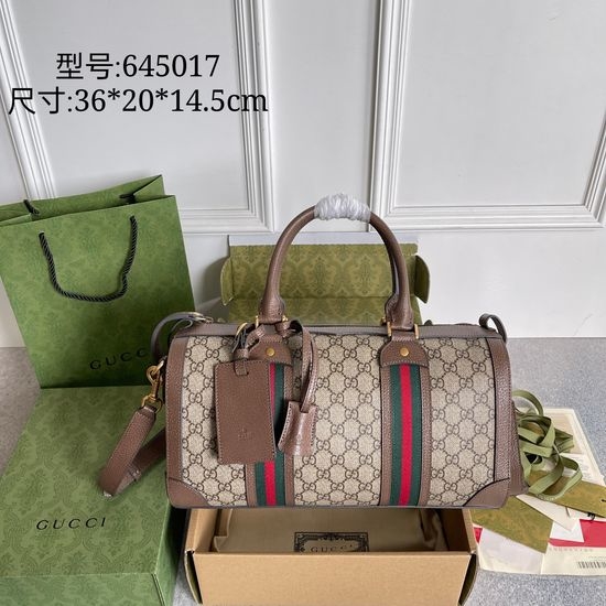 Gucci Webbing Travel Tote Bag 645017