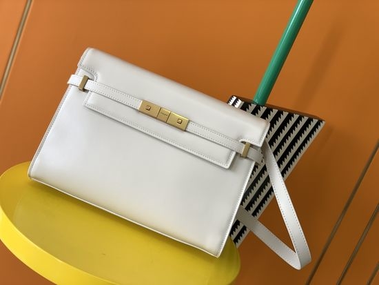 Yves Saint Laurent YSL Manhattan Leather Flap Shoulder Bag 579271