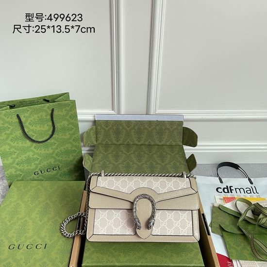 Gucci Oatmeal Trim Crossbody Bag 499623