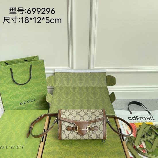 Gucci Tote Bag PVC Leather Trim 699296