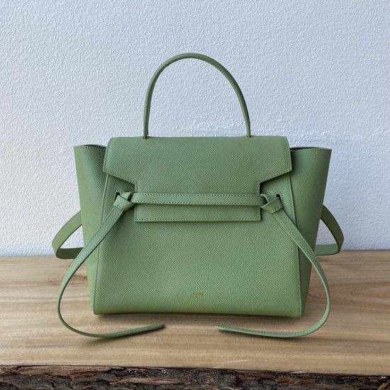 Celine Belt Bag Grained Calfskin Handbag 185003
